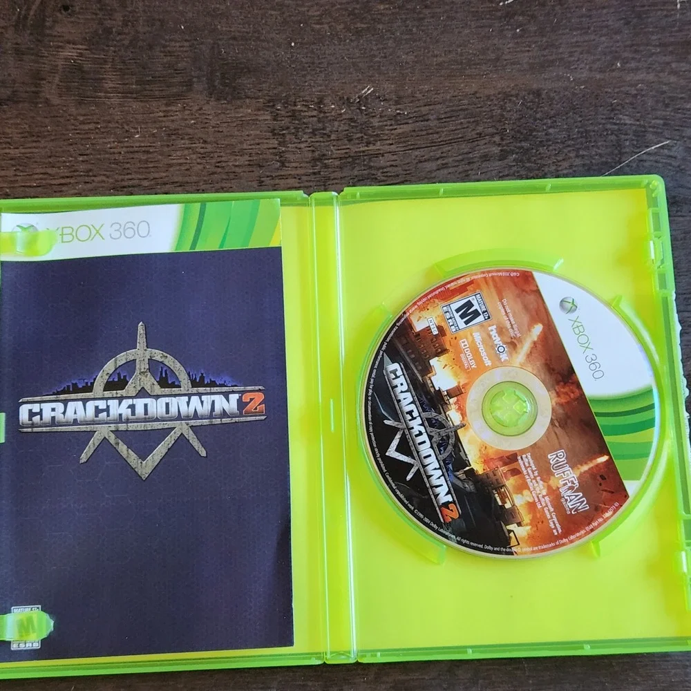 Crackdown 2 Xbox 360 Game Complete In Box Action Adventure‎ Open World Shooter